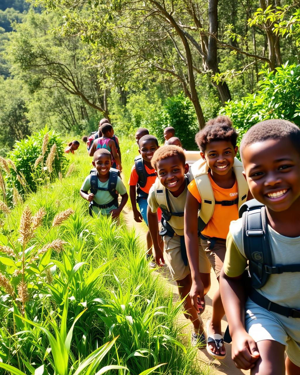 Caminhada na natureza